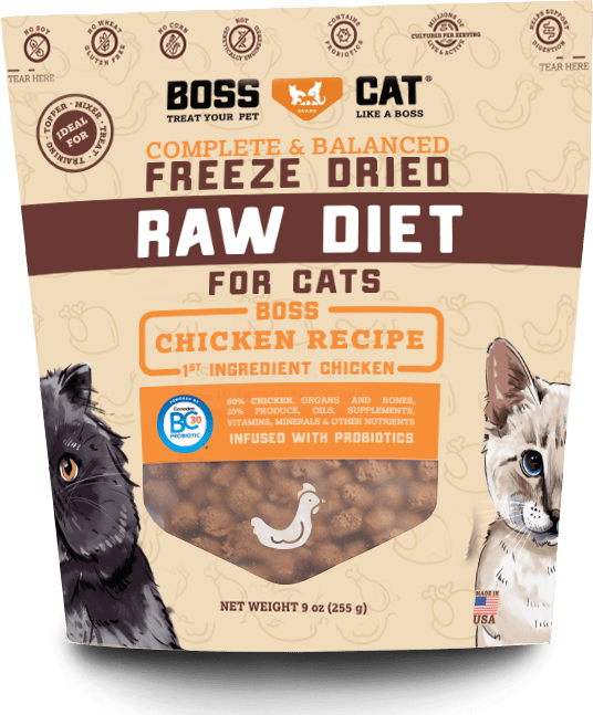 Boss Cat Chicken Freeze-Dried Raw